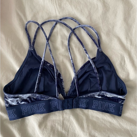PINK Velvet Bralette - Picture 2 of 3